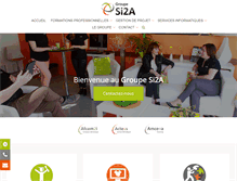 Tablet Screenshot of groupe-si2a.com